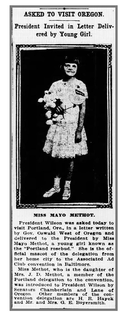 Mayo Methot, The Portland Rosebud