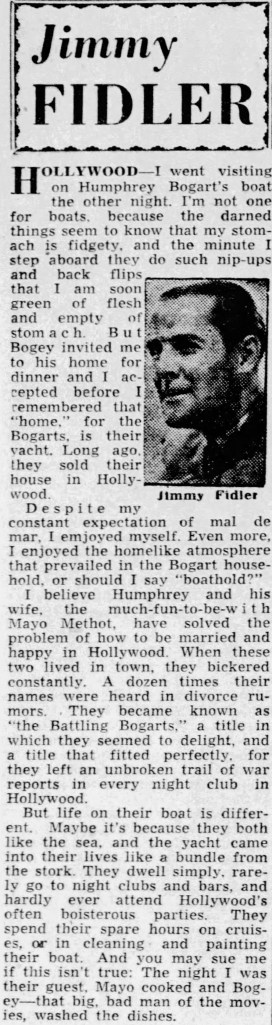 Mayo Methot, 1943, Humphrey Bogart, Hollywood, Sluggy, Bogie, Bogart, Bogie's Other Baby, Biography, History, California, Movies, Broadway